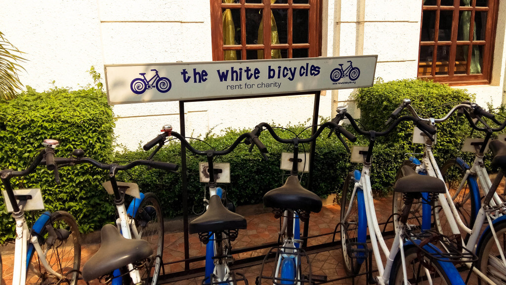 PLEASE SUPPORT THE WHITE BICYCLE!!!